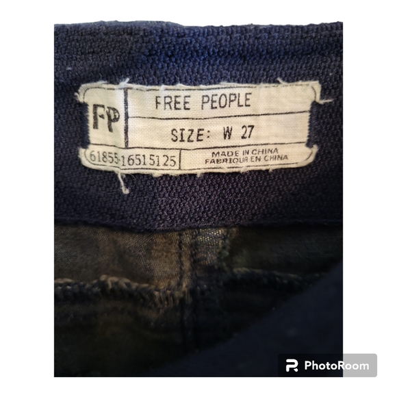 Vintage FREE PEOPLE Pull on Flare Demim Jegging Jeans - Picture 5 of 6
